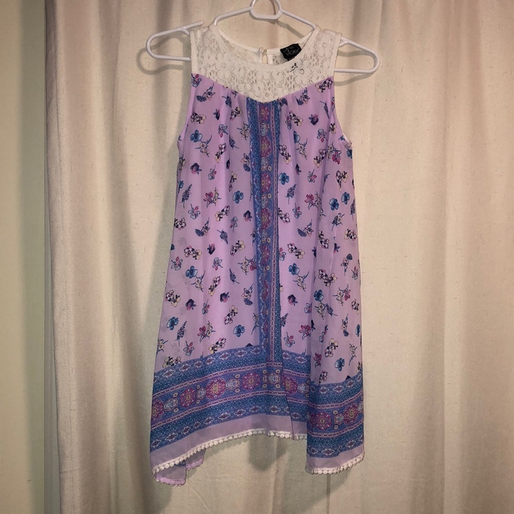 🔹 4 for $30 Pink & Violet Girls Dress, size Large (10/12)